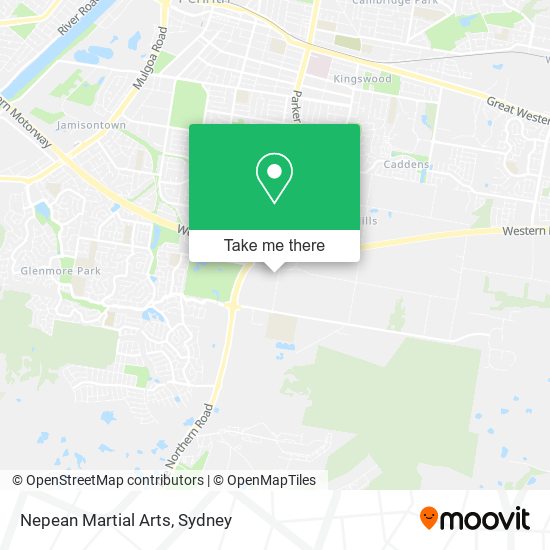 Nepean Martial Arts map