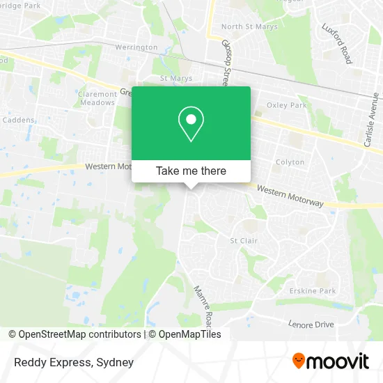Reddy Express map