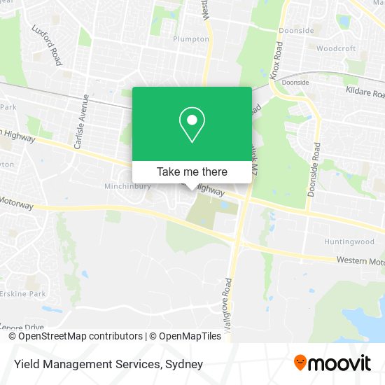 Yield Management Services map