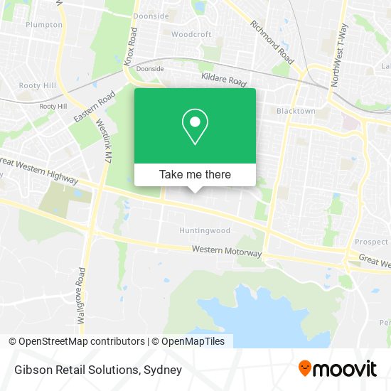 Gibson Retail Solutions map