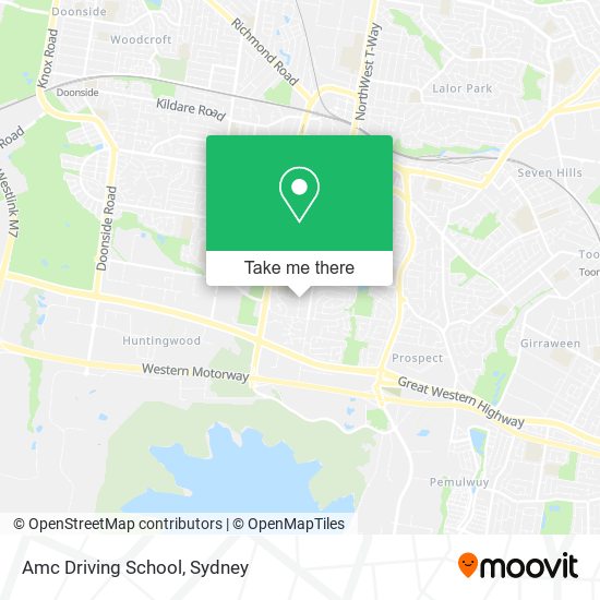 Amc Driving School map