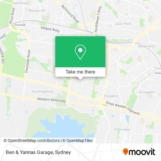 Ben & Yannas Garage map