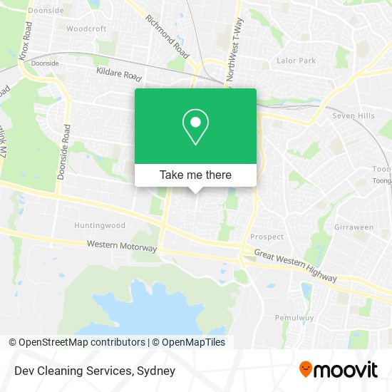 Dev Cleaning Services map