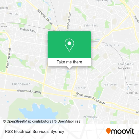 RSS Electrical Services map