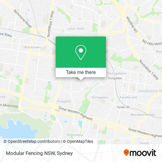 Modular Fencing NSW map
