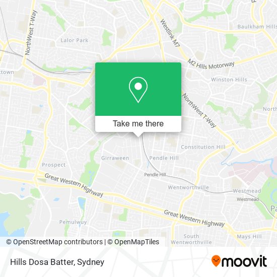 Hills Dosa Batter map