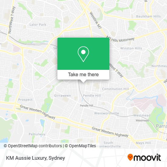 KM Aussie Luxury map