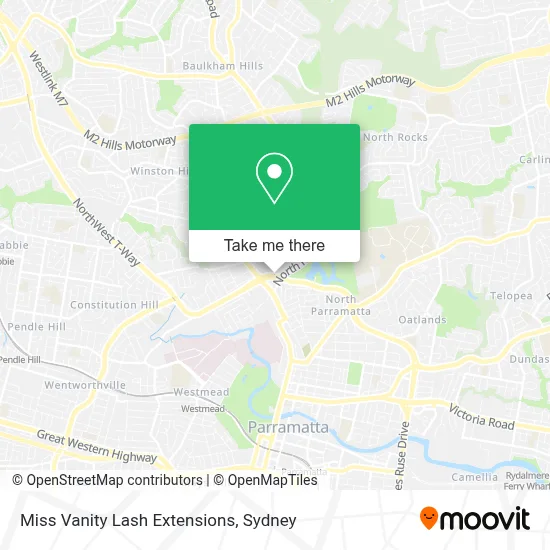 Mapa Miss Vanity Lash Extensions