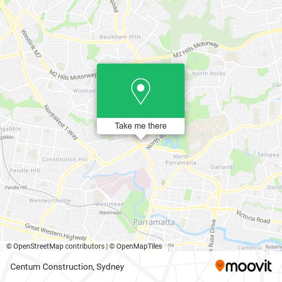 Centum Construction map