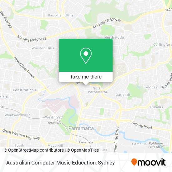 Australian Computer Music Education map