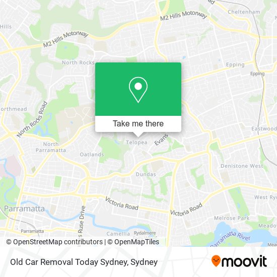 Old Car Removal Today Sydney map