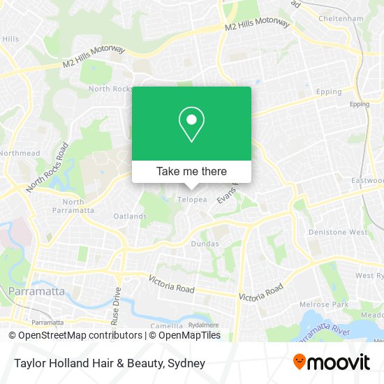 Taylor Holland Hair & Beauty map