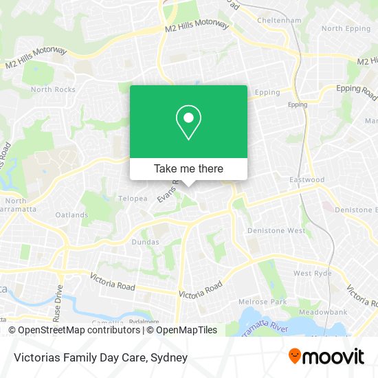 Mapa Victorias Family Day Care