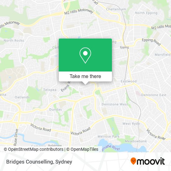 Bridges Counselling map