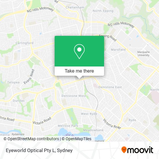 Eyeworld Optical Pty L map