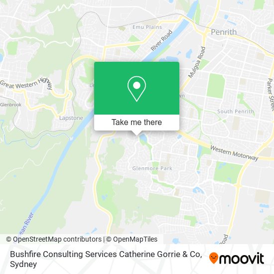 Mapa Bushfire Consulting Services Catherine Gorrie & Co