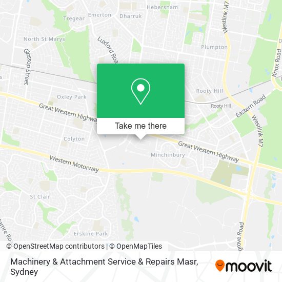 Machinery & Attachment Service & Repairs Masr map