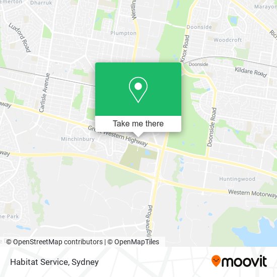 Habitat Service map