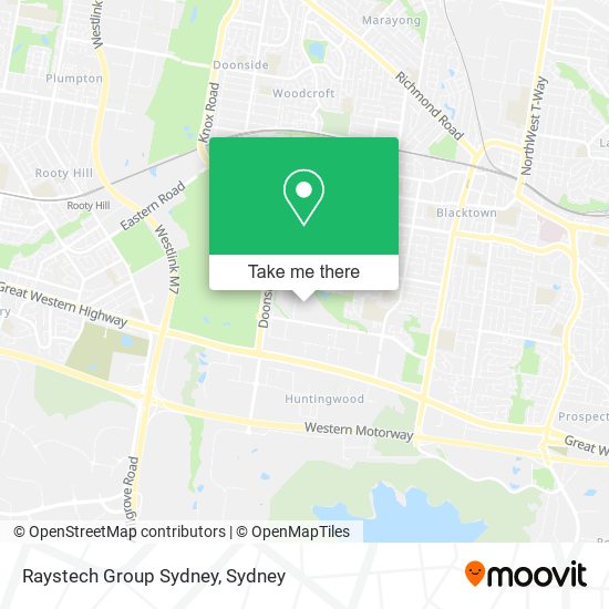 Raystech Group Sydney map