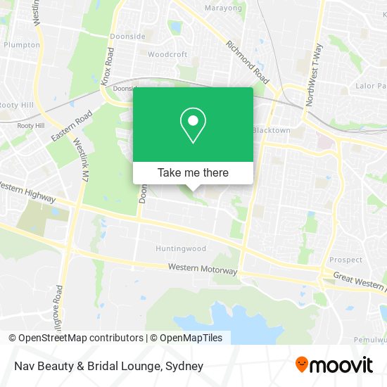Nav Beauty & Bridal Lounge map