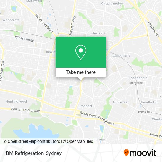 BM Refrigeration map
