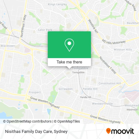 Nisithas Family Day Care map