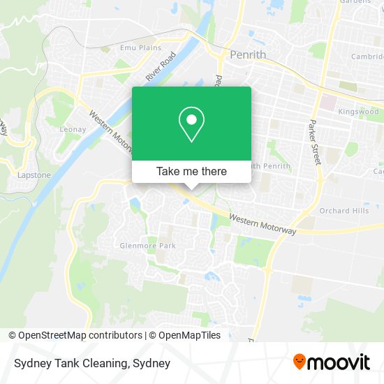 Sydney Tank Cleaning map