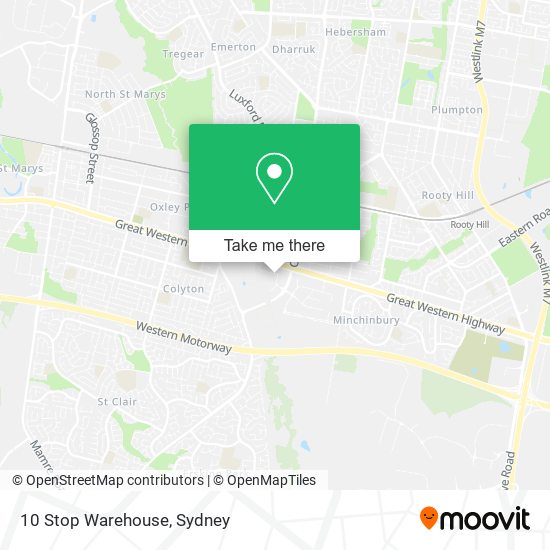 10 Stop Warehouse map