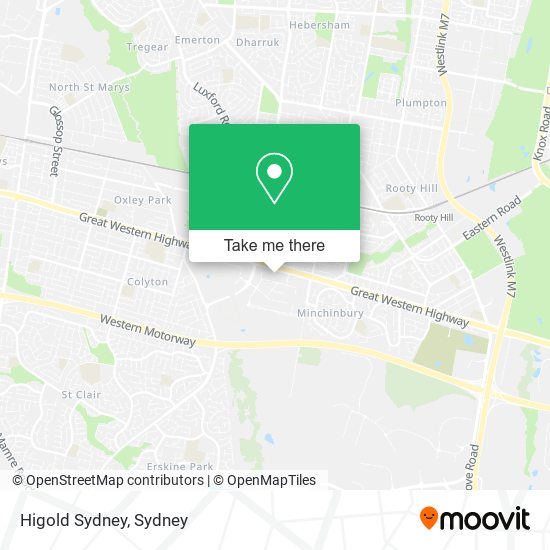 Higold Sydney map
