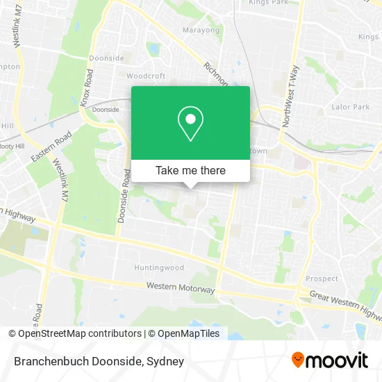 Branchenbuch Doonside map