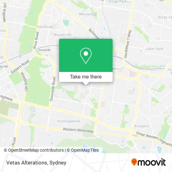 Mapa Vetas Alterations