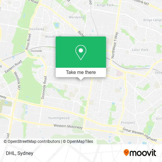 DHL map