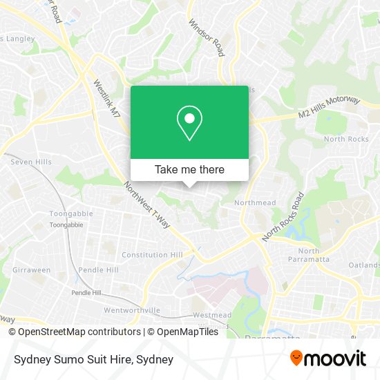 Sydney Sumo Suit Hire map