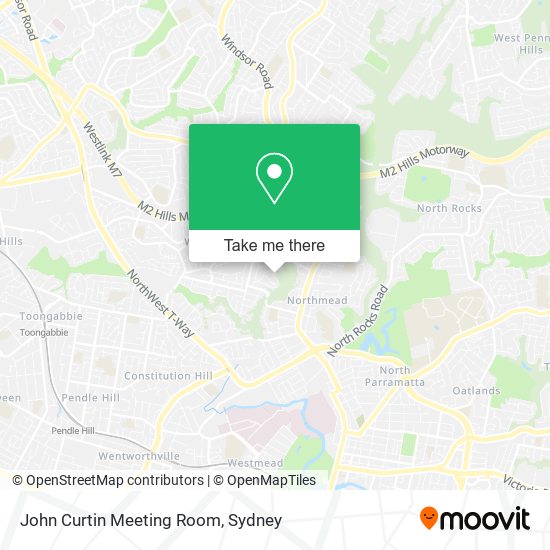 John Curtin Meeting Room map