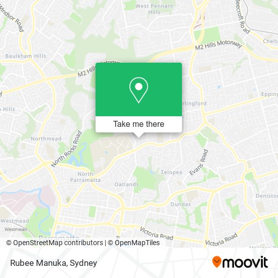 Rubee Manuka map