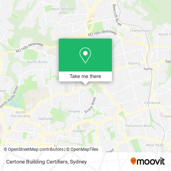 Certone Building Certifiers map