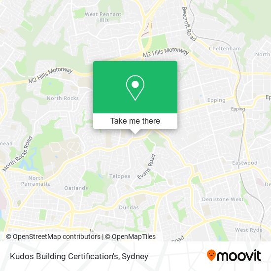 Kudos Building Certification's map