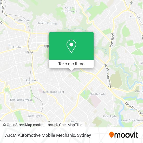 A.R.M Automotive Mobile Mechanic map