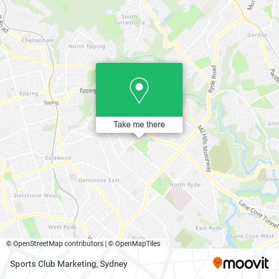 Sports Club Marketing map