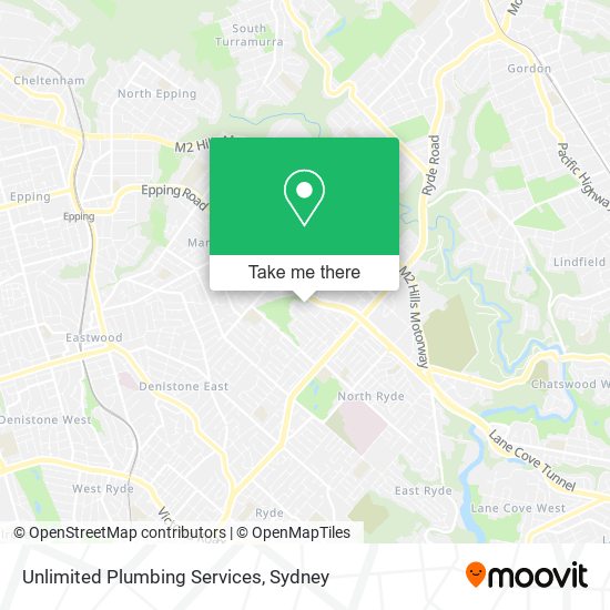 Unlimited Plumbing Services map