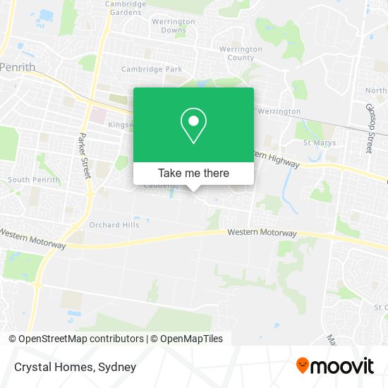 Crystal Homes map