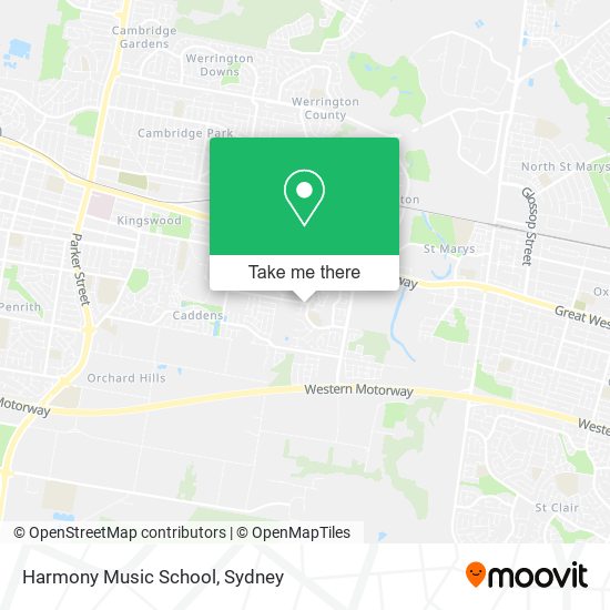 Harmony Music School map