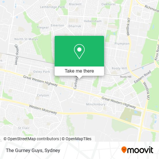 The Gurney Guys map