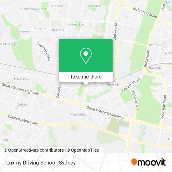 Luxmy Driving School map