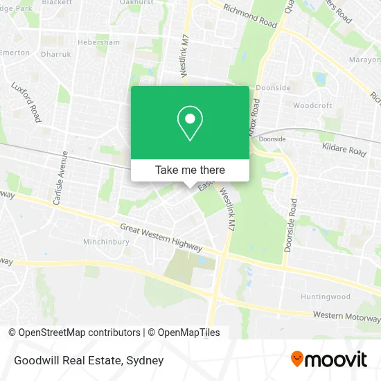 Goodwill Real Estate map
