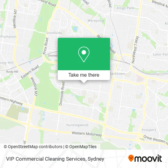 VIP Commercial Cleaning Services map