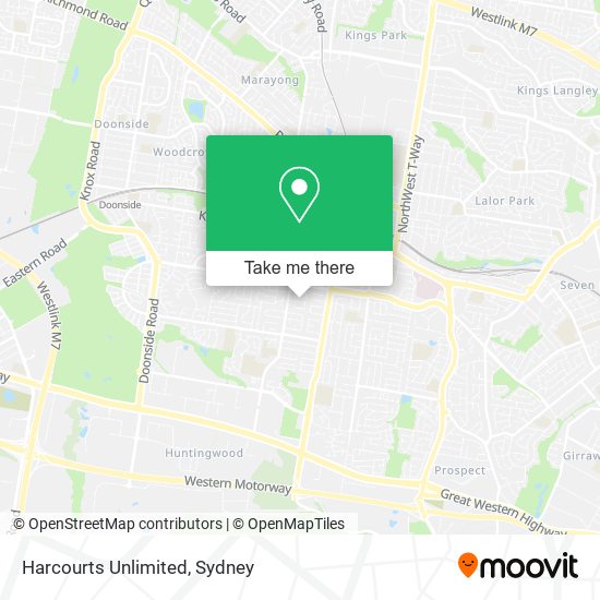 Harcourts Unlimited map