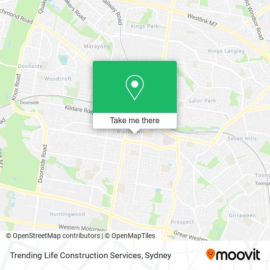 Trending Life Construction Services map