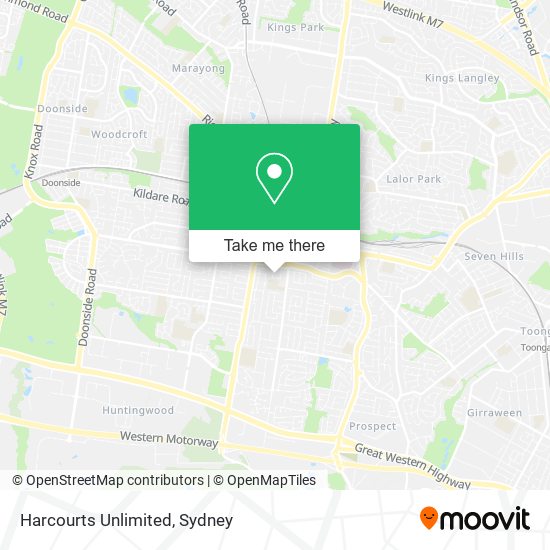 Harcourts Unlimited map