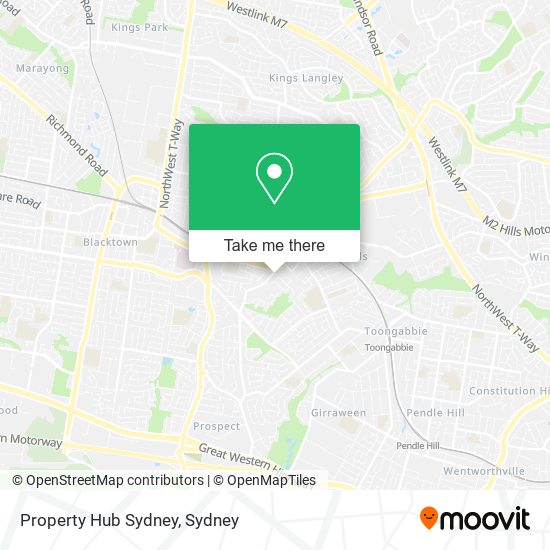 Property Hub Sydney map